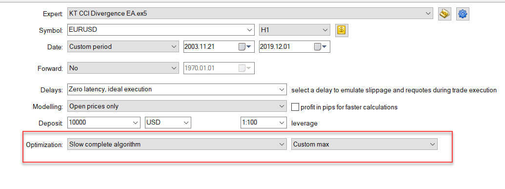 optimization function