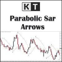 kt parabolic sar arrow indicator logo