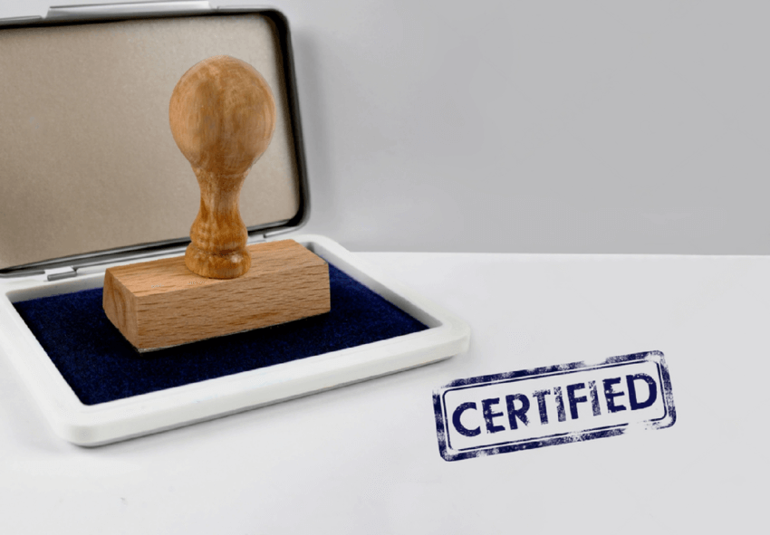 certification of a forex broker