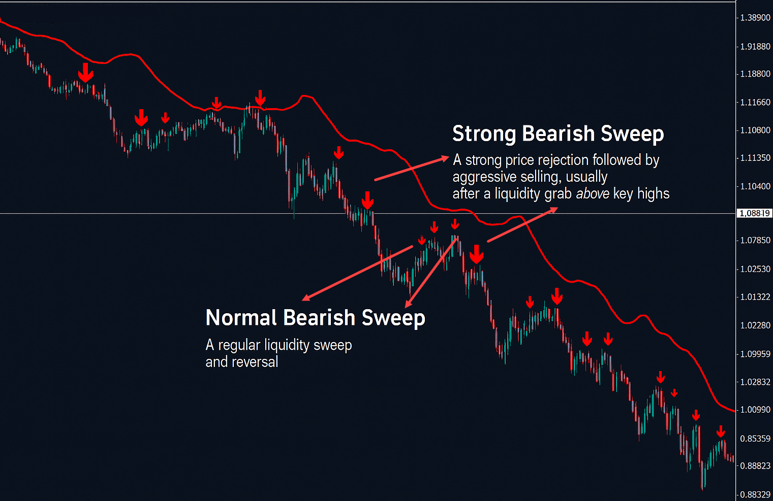 kt liquidity sweep filter indicator bearish