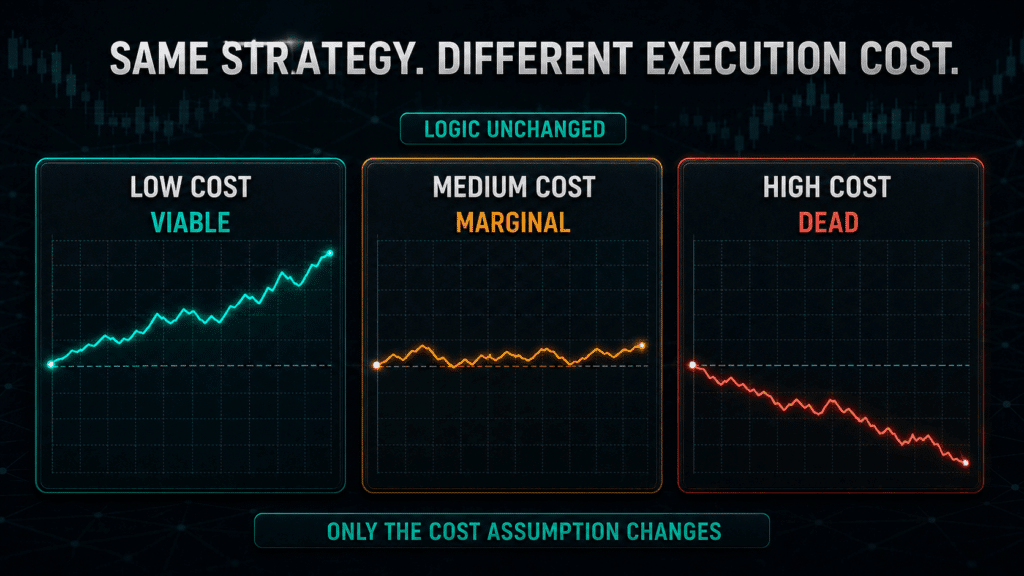 How execution costs decide whether a scalping strategy is viable