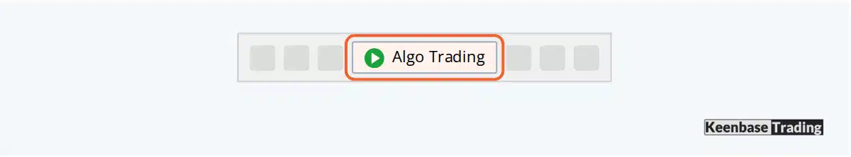 The Algo Trading button on the MT5 toolbar