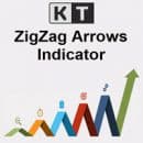 kt zigzag arrows indicator logo